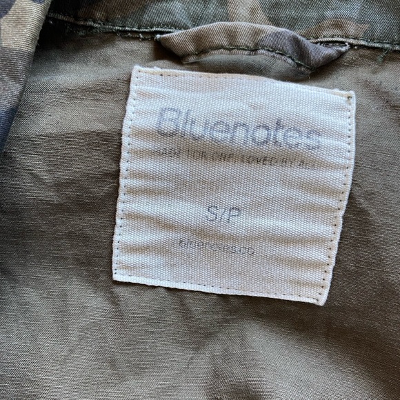 Bluenotes Army Print Cargo Jacket - Picture 3 of 3